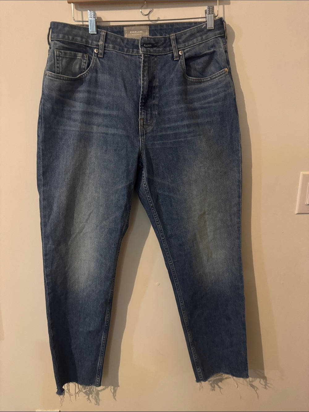 Everlane Washed Blue Relaxed Jeans